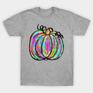 Colorful painted pumpkin T-Shirt